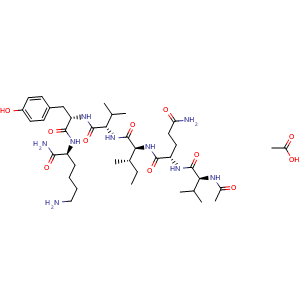 Chemical structure of Acetyl-PHF6 amide acetate , AChemBlock Y229954