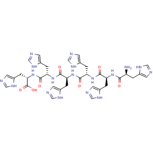 Chemical structure of Hexa-His , CAS 64134-30-1, AChemBlock Y229963