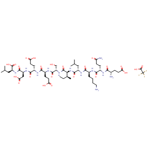 Chemical structure of c-Myc Peptide Trifluoroacetate , AChemBlock Y229978