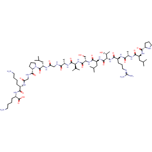 Chemical structure of Syntide 2 acetate , AChemBlock Y230004