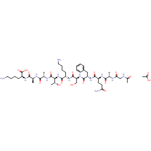 Chemical structure of BIO-11006 acetate salt , AChemBlock Y230021