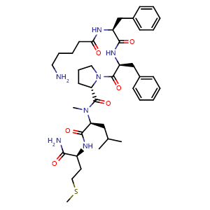 Chemical structure of GR-73632 , CAS 133156-06-6, AChemBlock Y230047