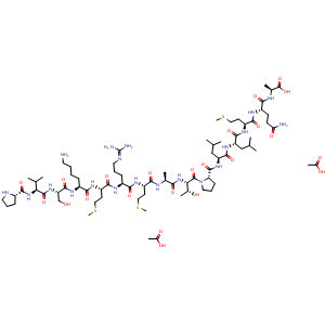 Chemical structure of CLIP 86-100 acetate , AChemBlock Y230048