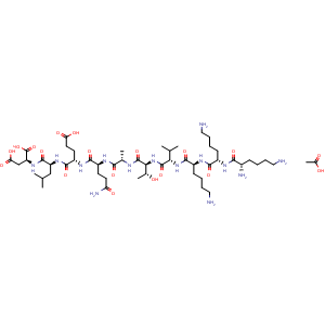 Chemical structure of SEB Domain 144-153 acetate , AChemBlock Y230065