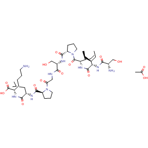 Chemical structure of CEF3 acetate , AChemBlock Y230082