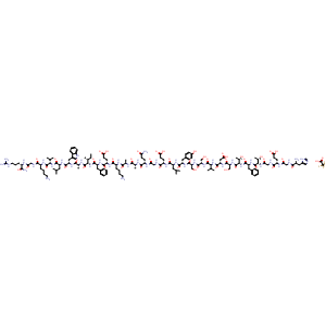 Chemical structure of Albiglutide TFA , AChemBlock Y230092