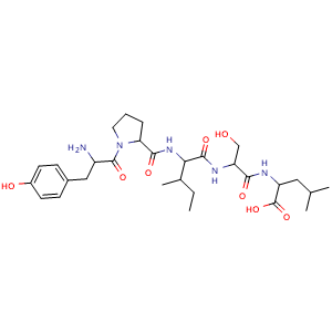 Chemical structure of Gluten Exorphin C , CAS 142479-62-7, AChemBlock Y230101