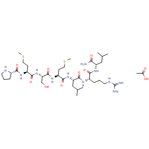 Chemical structure of Myomodulin acetate , AChemBlock Y230106