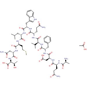 Glucagon (19-29), human acetate