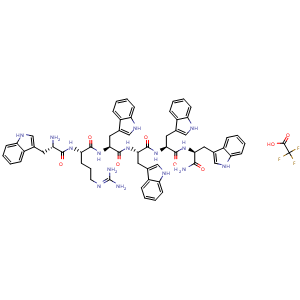 Chemical structure of WRW4 TFA , AChemBlock Y230144