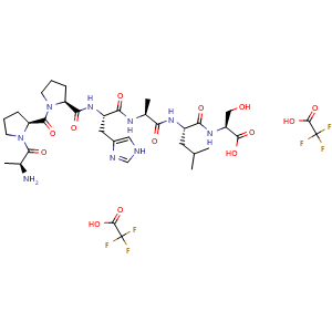 Chemical structure of RS09 2TFA , AChemBlock Y230154