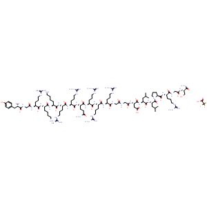 Chemical structure of P110 TFA , AChemBlock Y230161
