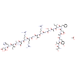 Chemical structure of PKI (5-24) Acetate , AChemBlock Y230163