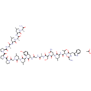 Chemical structure of M40 acetate , AChemBlock Y230164