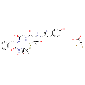 Chemical structure of DPDPE TFA , CAS 172888-59-4, AChemBlock Y230167
