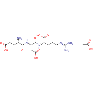 Chemical structure of Pinealon Acetate , AChemBlock Y230187