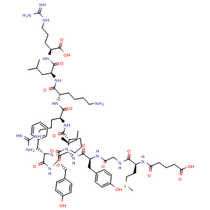 Chemical structure of MOTS-c(Human) Acetate , AChemBlock Y230190