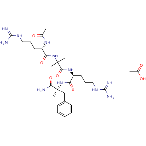 Chemical structure of Cenupatide acetate , AChemBlock Y230202