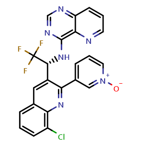 Chemical structure of Seletalisib , CAS 1362850-20-1, AChemBlock Y230237
