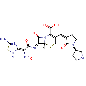 Chemical structure of Ceftobiprole , CAS 209467-52-7, AChemBlock Y230244