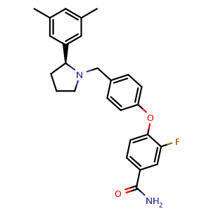 Chemical structure of Aticaprant , CAS 1174130-61-0, AChemBlock Y230247