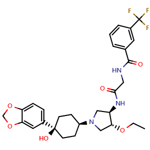 Chemical structure of INCB3344 , CAS 1262238-11-8, AChemBlock Y230254