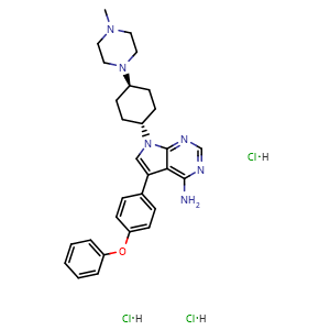 Chemical structure of A 419259 trihydrochloride , CAS 1435934-25-0, AChemBlock Y230258