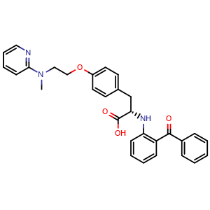 Chemical structure of GW1929 , CAS 196808-24-9, AChemBlock Y230266