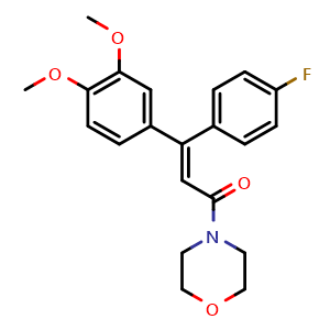 Chemical structure of Flumorph , CAS 211867-47-9, AChemBlock Y230269