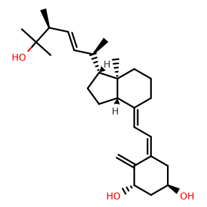 Chemical structure of Ercalcitriol , CAS 60133-18-8, AChemBlock Y230273