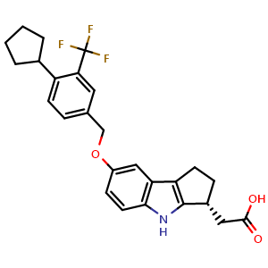 Chemical structure of Etrasimod , CAS 1206123-37-6, AChemBlock Y230275