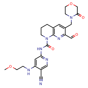 Chemical structure of FGFR4-IN-1 , CAS 1708971-72-5, AChemBlock Y230280