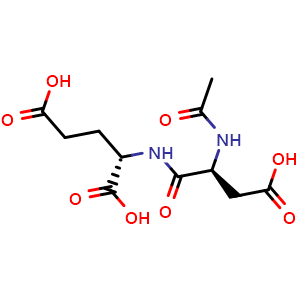 Chemical structure of Spaglumic acid , CAS 3106-85-2, AChemBlock Y230282