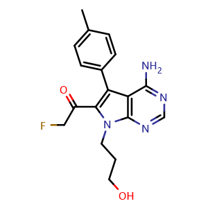 Chemical structure of FMK , CAS 821794-92-7, AChemBlock Y230285