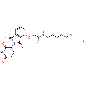 N-(5-aminopentyl)-2-((2-(2,6-dioxopiperidin-3-yl)-1,3-dioxoisoindolin-4-yl)oxy)acetamide hydrochloride