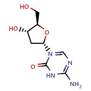 Chemical structure of Alpha Anomer of Decitabine , CAS 22432-95-7, AChemBlock Y230335