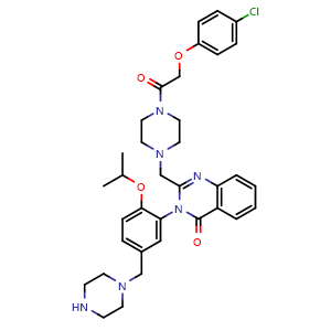 Chemical structure of Piperazine Erastin , CAS 1538593-71-3, AChemBlock Y230339