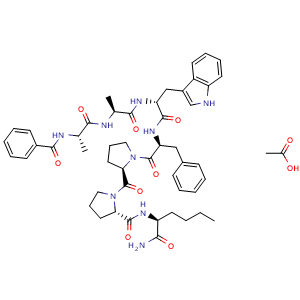 Chemical structure of GR 94800 acetate , CAS 2803366-75-6, AChemBlock Y230343