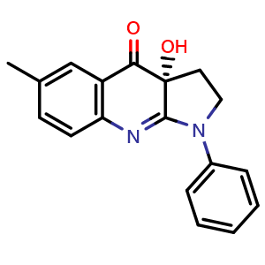 Chemical structure of (+)-Blebbistatin , CAS 1177356-70-5, AChemBlock Y230344