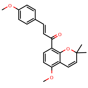 Chemical structure of Millepachine , CAS 1393922-01-4, AChemBlock Y230386