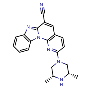 Chemical structure of POL1-IN-1 , CAS 1822358-25-7, AChemBlock Y230388