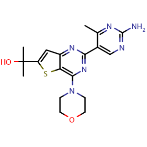Chemical structure of GNE-490 , CAS 1033739-92-2, AChemBlock Y230395