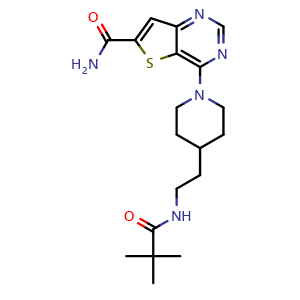 Chemical structure of SIRT-IN-1 , CAS 1431411-60-7, AChemBlock Y230396