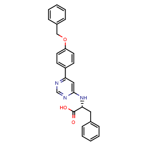 Chemical structure of BAY 73-1449 , CAS 693790-96-4, AChemBlock Y230404