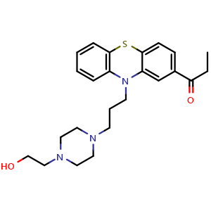 Chemical structure of Carfenazine , CAS 2622-30-2, AChemBlock Y230406