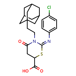 Chemical structure of OGT-IN-2 , CAS 442665-87-4, AChemBlock Y230411