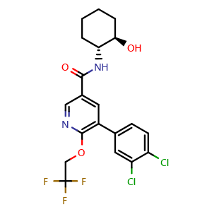 Chemical structure of OSBPL7-IN-1 , CAS 1269826-44-9, AChemBlock Y230416
