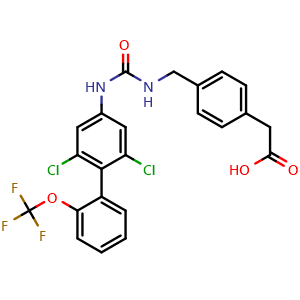 Chemical structure of Rorgammat Inverse Agonist 13 , CAS 2170477-75-3, AChemBlock Y230422