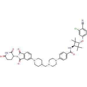 Chemical structure of ARD-2128 , CAS 2222111-87-5, AChemBlock Y230434
