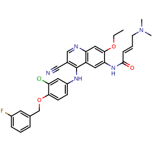 Chemical structure of HKI-357 , CAS 848133-17-5, AChemBlock Y230456